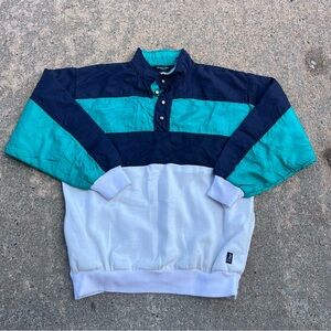 Dior Navy and Teal Button-Up Jacket vintage
